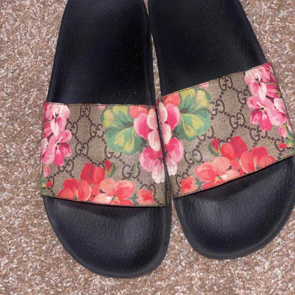 Gucci Floral Slides